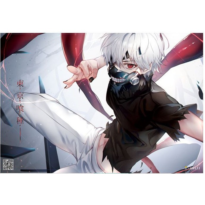 [Giấy Xịn] Set 8 tấm tranh poster A3 Tokyo Ghoul anime siêu chất