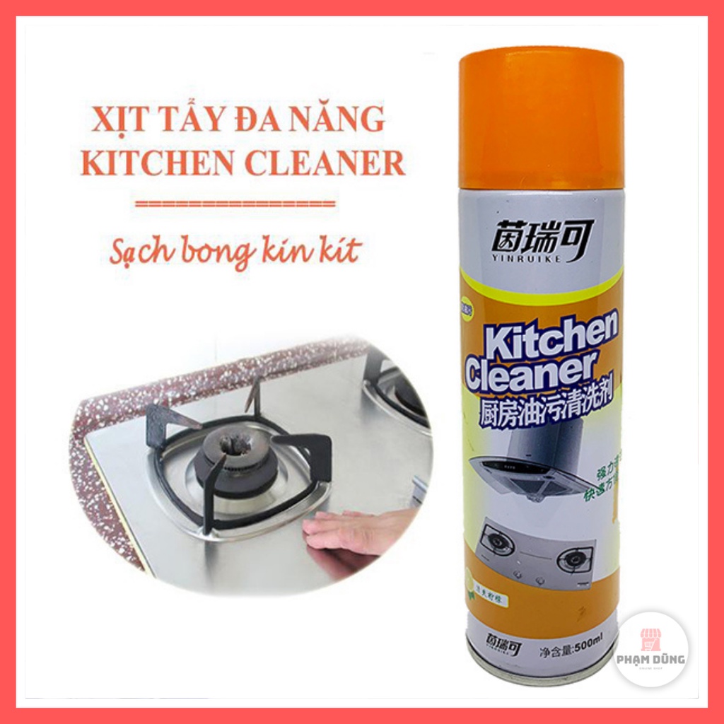 Bình Xịt Bọt Tuyết Vệ Sinh Nhà Bếp , Chai Xịt Vê Sinh Đa Năng Kitchen Cleaner