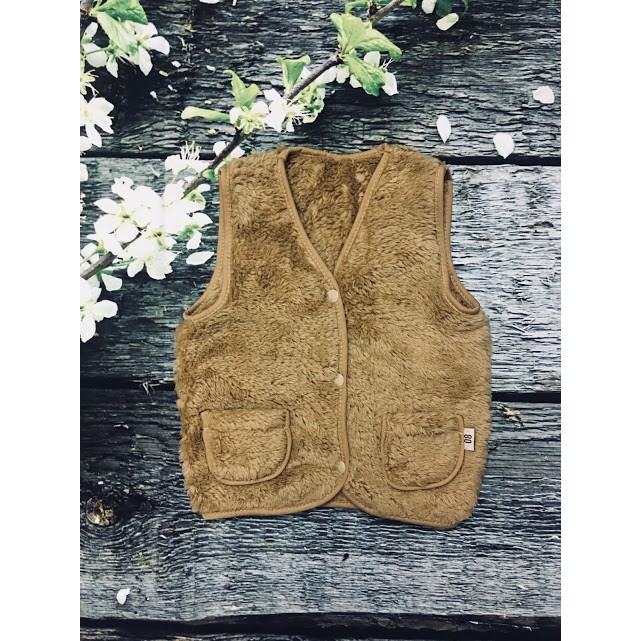 Áo gile lông bt, bg