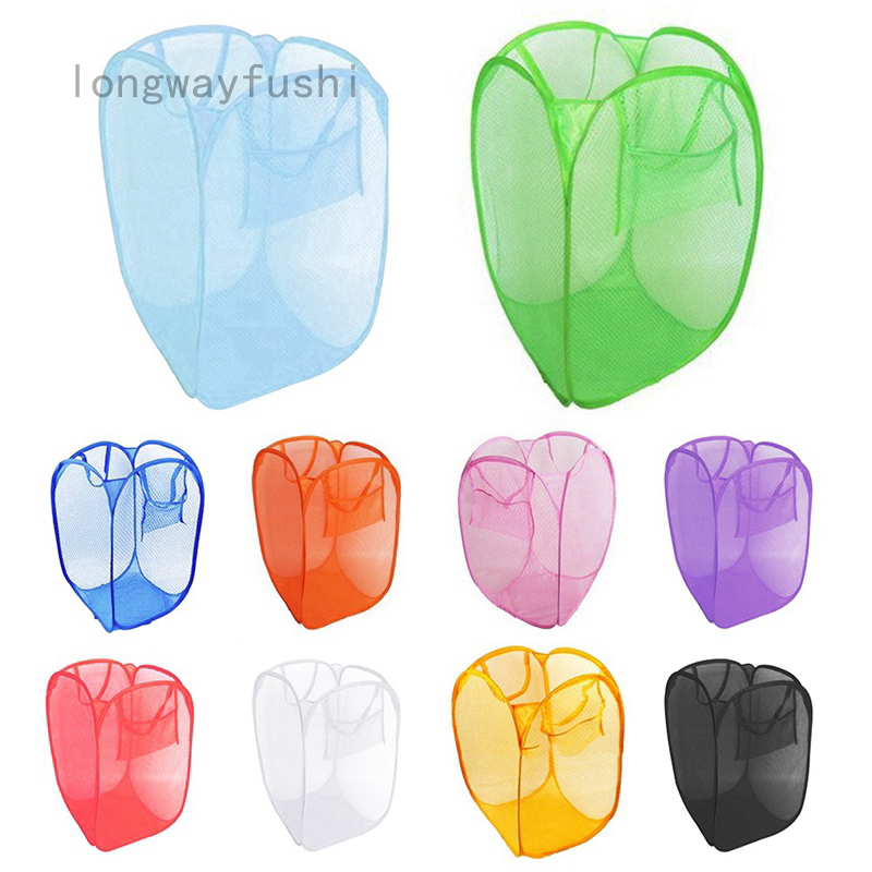 Giỏ lưới đựng quần áo bẩn có thể gấp gọn tiện dụng