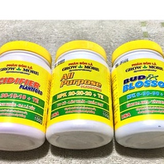  Phân Bón Lá Grow More  30-10-10_6-30-30_20-20-20  Chuyên Hoa và cây kiểng 