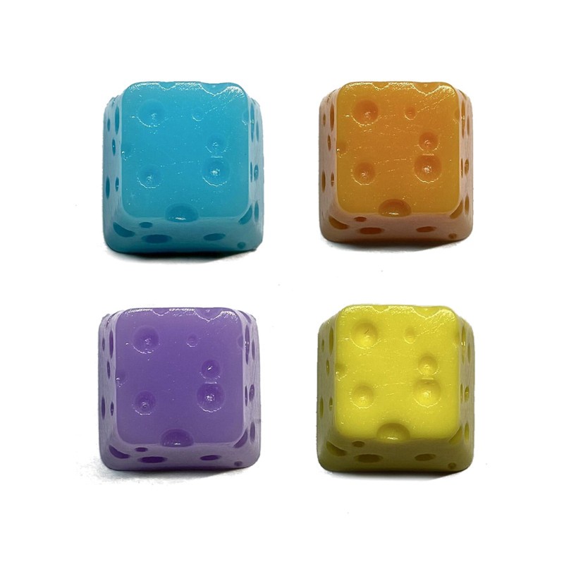 DOU Cheese Cake KeyCaps Customized OEM R4 Profile Resin Keycap For Cherry Mx Gateron Switch Mechanical Keyboard