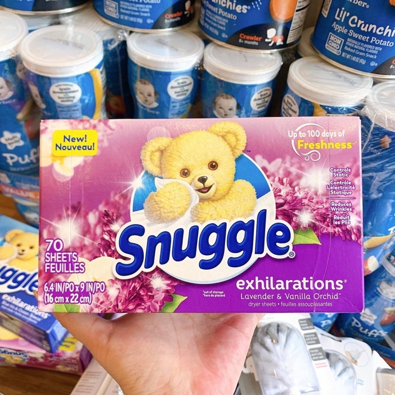 Giấy thơm quần áo Snuggle 70t