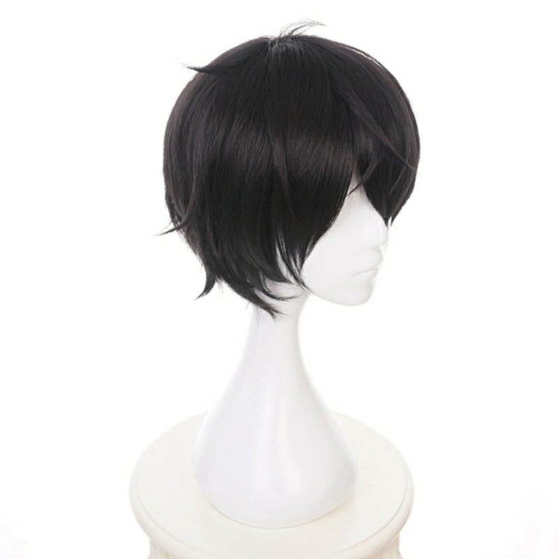 [Sẵn] Wig/tóc giả Ren Amamiya Persona PS5 - Identity V màu đen nâu [Miu Cosplay]