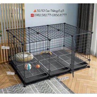 Chuồng quây kín kèm khay vệ sinh size 45