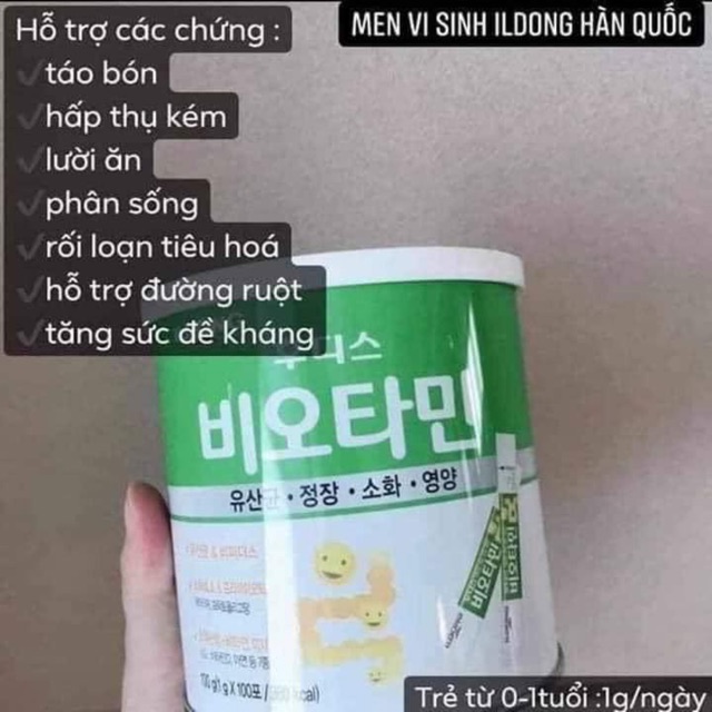 Men vi sinh ildong hàng xách tay