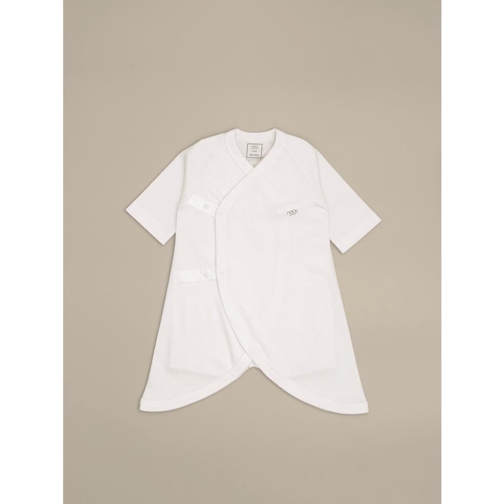 Bộ Romper Cài Lệch Trắng Hồng Xanh Cao cấp - Nous Premium Dòng Sản Phẩm Cao Cấp - Size từ NB-9M