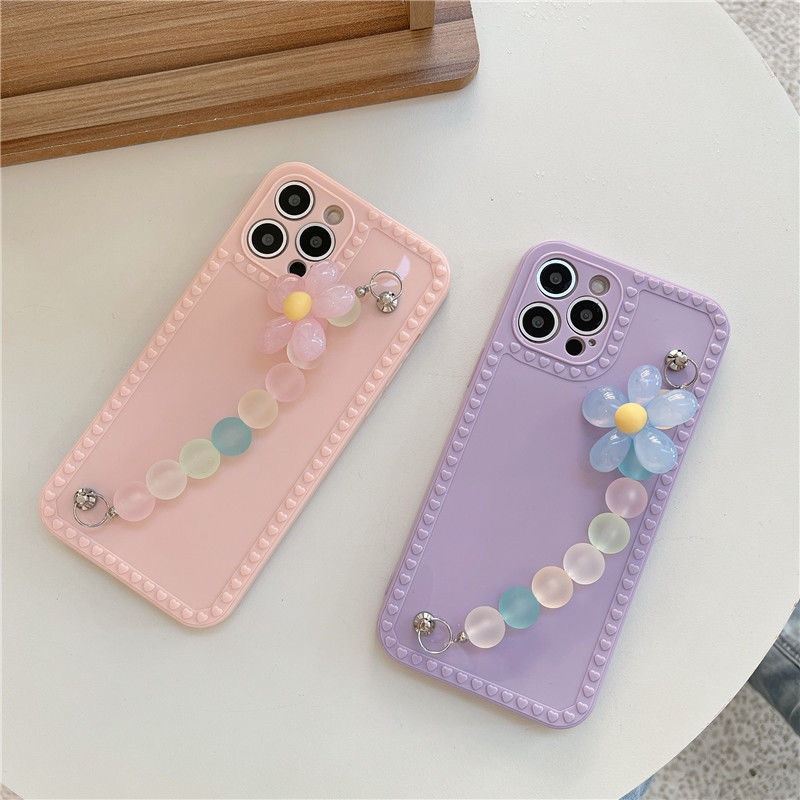 Ốp lưng iphone cạnh tim kèm móc 6 6plus 7plus 8plus X Xs max 11 11promax 12 12pro 12promax 13 13pro 13promax Dt18