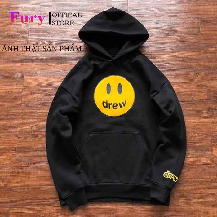 Áo hoodie drew Furystore nỉ dày mũ 2 lớp oversize form rộng | BigBuy360 - bigbuy360.vn