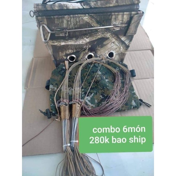 Combo 7 món túi gà mồi kèm giò bẫy gà rừng