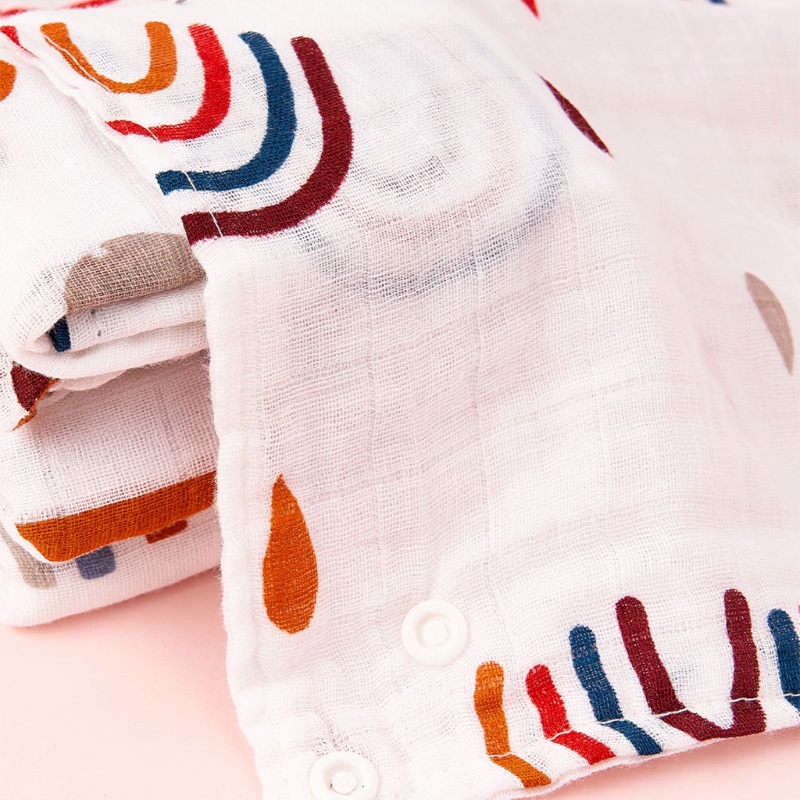 Yếm Ăn Cotton Siêu Mềm Thấm Hút Đa Năng Cho Bé Sơ Sinh