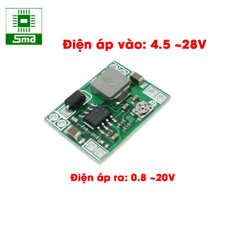 Module nguồn hạ áp mini DC-DC MP1584 điện áp ra 0.8 -20v