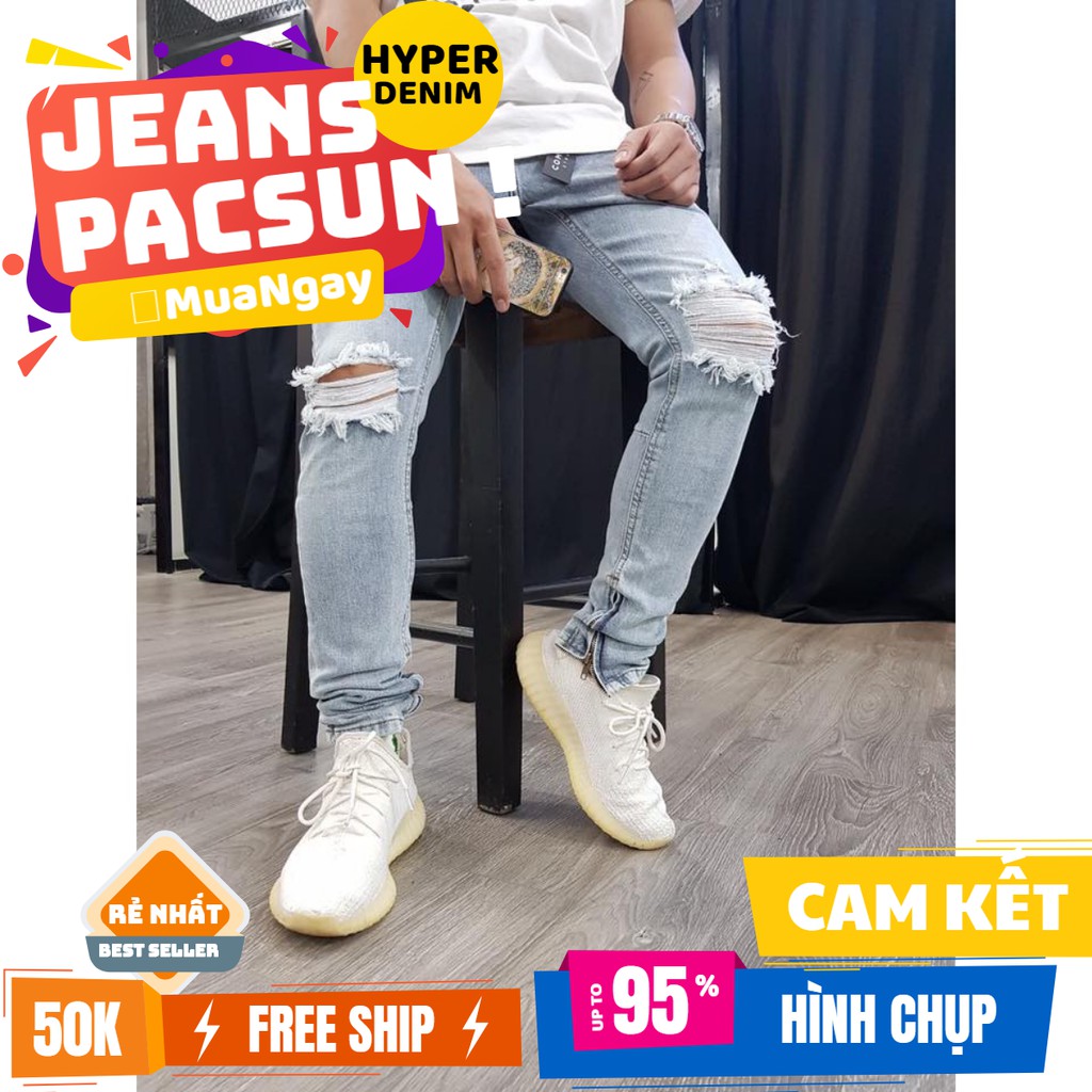 [HOTDEAL] Quần Jean Rách Gối / PACSUN / FREESHIP