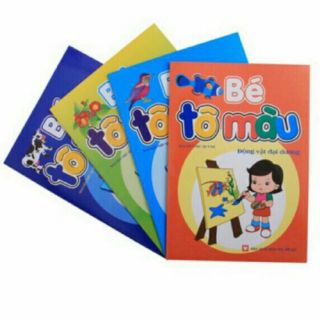 Set 10 quyển vở tập tô cho bé