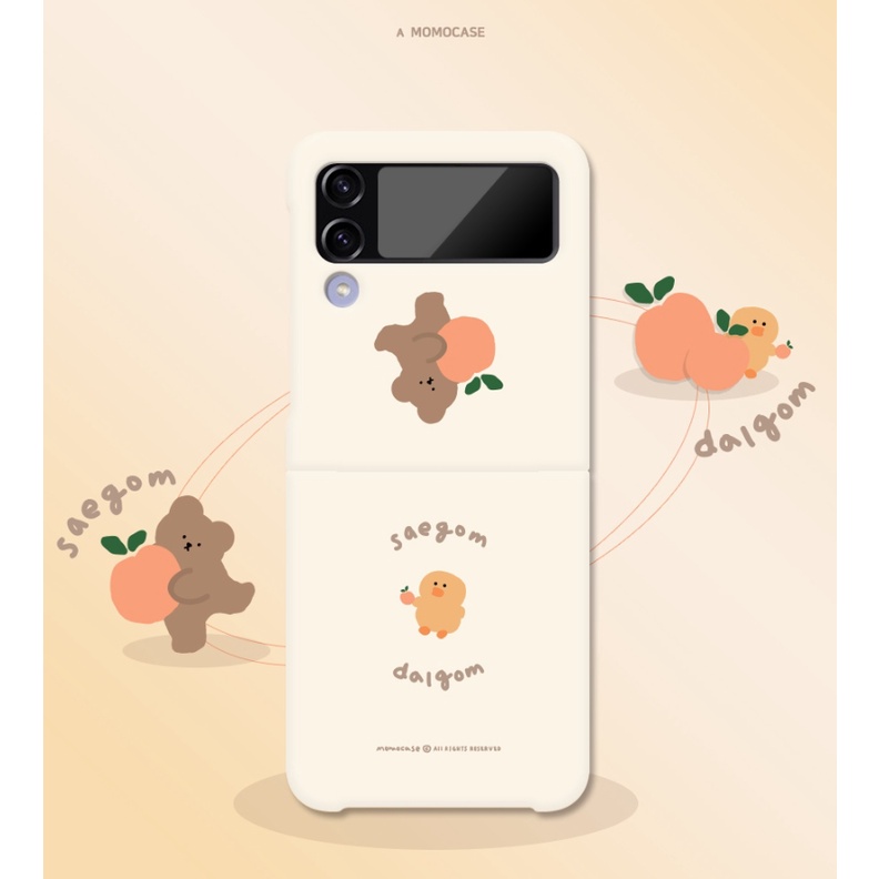 Ốp Điện Thoại Cứng Samsung Galaxy Z Flip 4 16 Thiết Kế Hàn Quốc Dễ Thương Cho Ver.2
