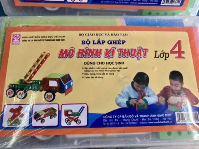 Bộ mô hình kĩ thuật lớp 4- lớp 5