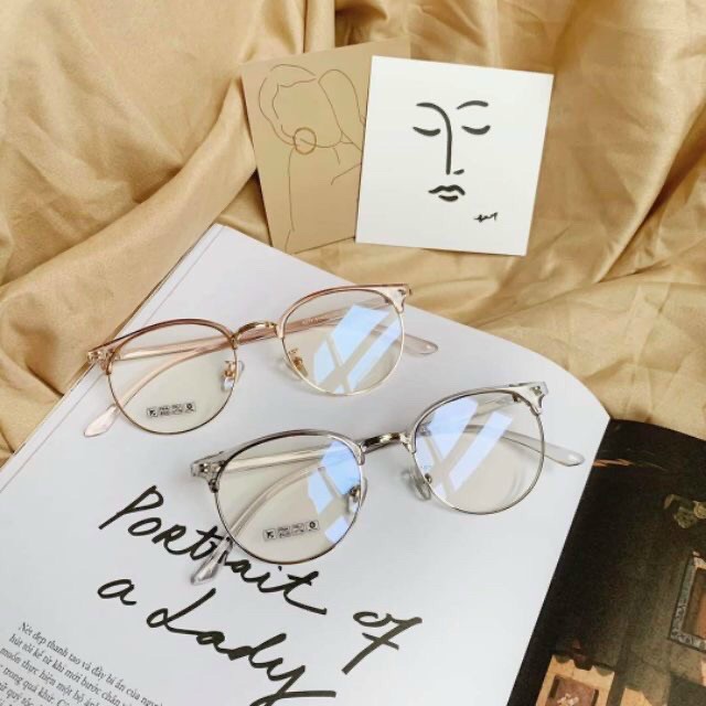 Mắt kính gọng tròn mảnh thời trang | BigBuy360 - bigbuy360.vn