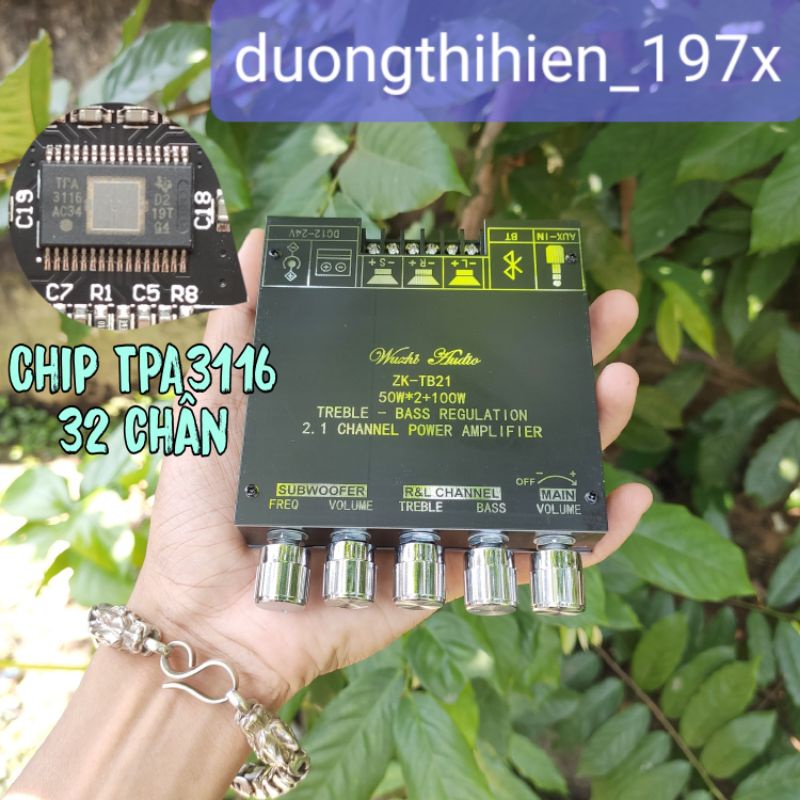 Mạch khuếch đại âm thanh Wuzhi ZK-502L, ZK-502M, ZK-502C, ZK-502H, ZK-1002L, ZK-1002M, ZK-1002, ZK-MT21S, ZK-TB21