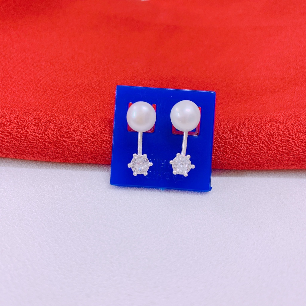 Bông tai nụ bạc nhỏ xinh xắn LINH MIU SILVER