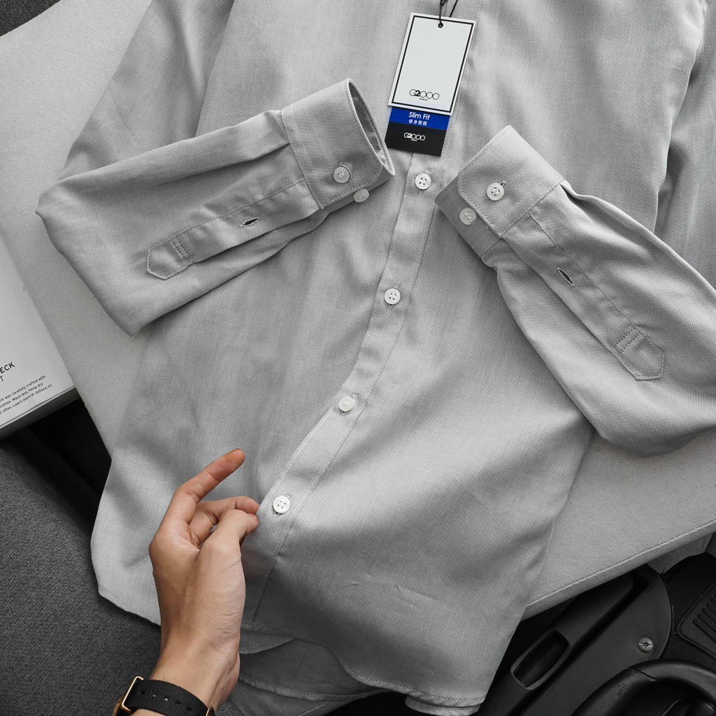 Áo sơ mi dài tay chất liệu bamboo co giãn thoải mái 5148
