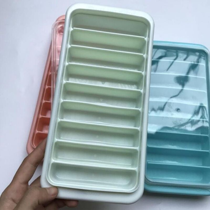 Khay đá PHULV vỉ đá 9 viên khuôn dài có nắp Việt Nhật độc đáo