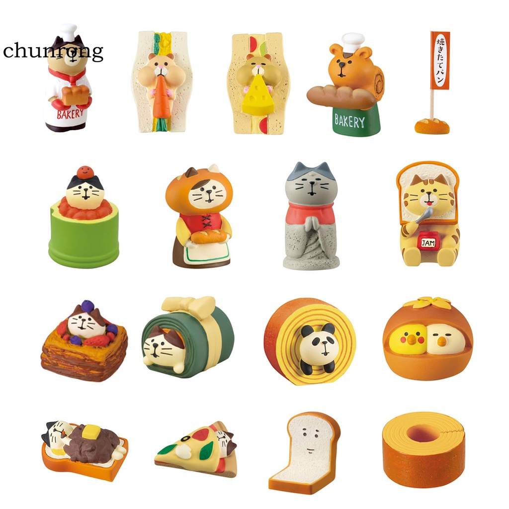 Mô hình mèo ngộ nghĩnh đáng yêu để trang trí nhà cửa