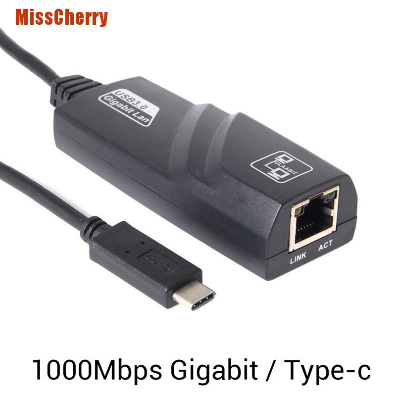 Dây Cáp Chuyển Đổi 1000mbps Type-C Usb-C Sang Rj45 Gigabit Ethernet Lan | BigBuy360 - bigbuy360.vn
