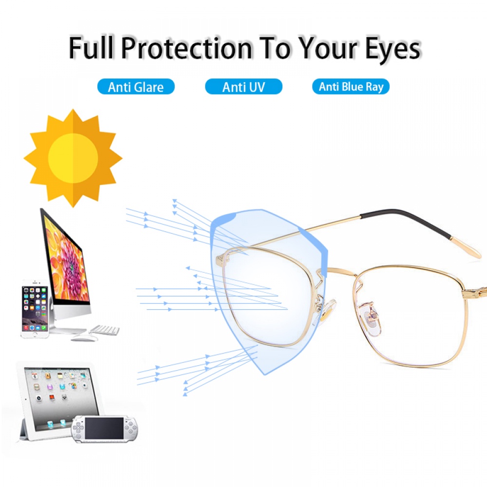 Kính cận gọng vuông VIENDO chống tia xanh dương đổi màu theo ánh sáng bền nhẹ độ cận cắt theo yêu cầu cho nam và nữ