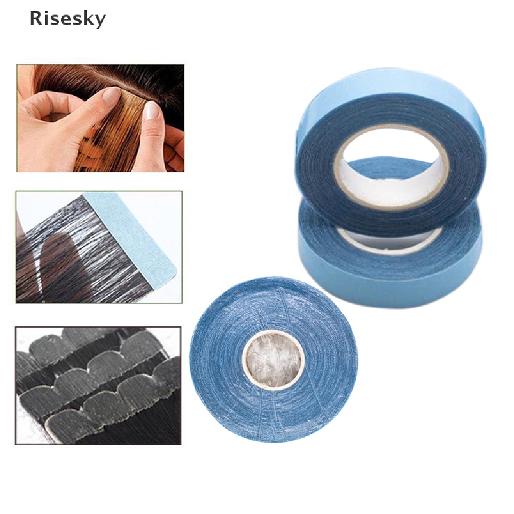 1 Cuộn Băng Keo Hai Mặt 0.8CM * 3 Yards Dùng Nối Tóc Giả