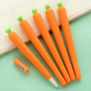 Bút Mực Ngòi 0.5mm Tạo Hình Củ Cà Rốt Dễ Thương