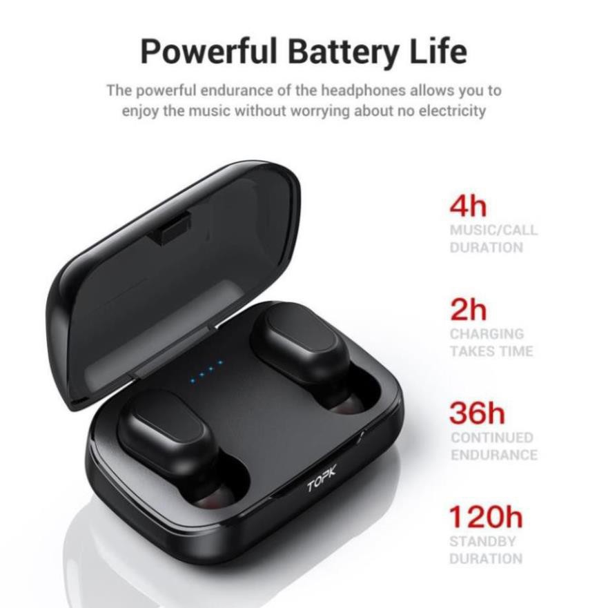 Tai nghe có kết nối bluetooth Topk  F22  không dây  kiểu dáng nhỏ gọn TPHCM | BigBuy360 - bigbuy360.vn