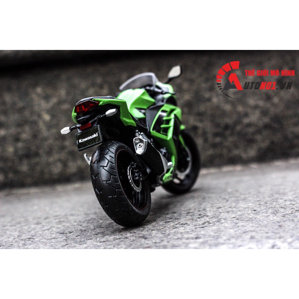 MÔ HÌNH KAWASAKI NINJA 300 GREEN 1:12 AUTOMAXX 5796