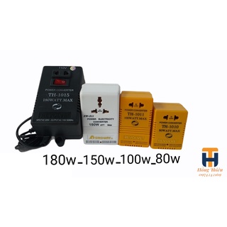 Biến áp-biến thế- đổi điện 220v ra 110v và 110v ra 220v---- 80w -100w -150w-180w