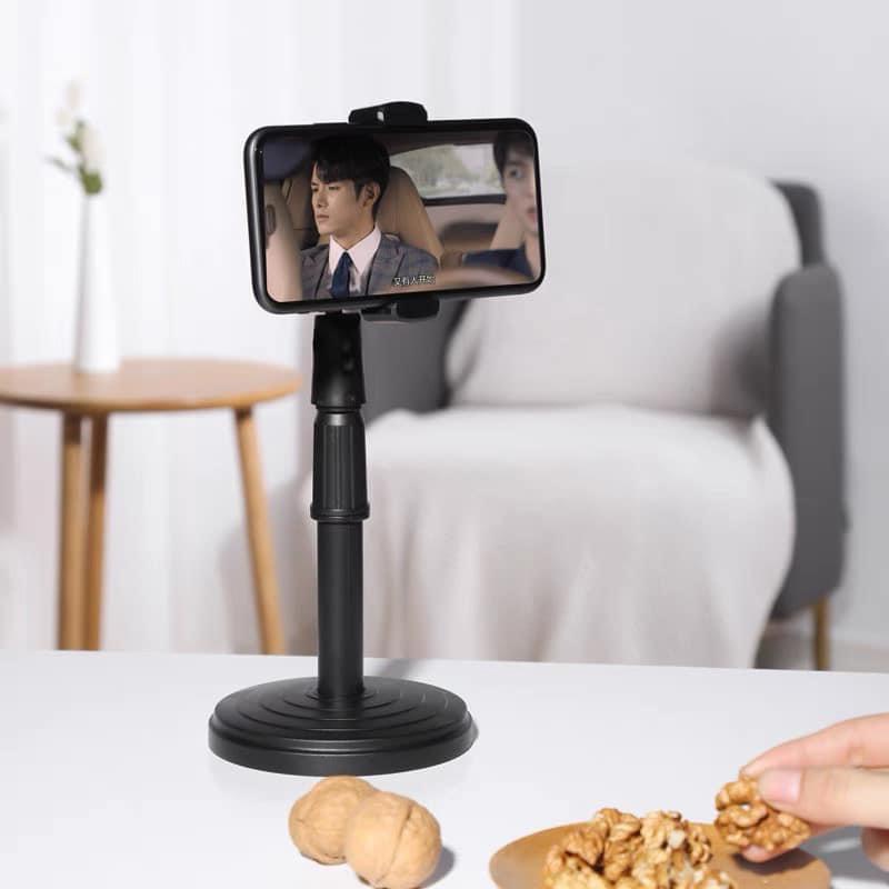 Giá Đỡ Điện Thoại Livestream Tiện ích, Giá Kẹp Điện Thoại Để Bàn Thông Minh Có Thể Xoay 360 độ