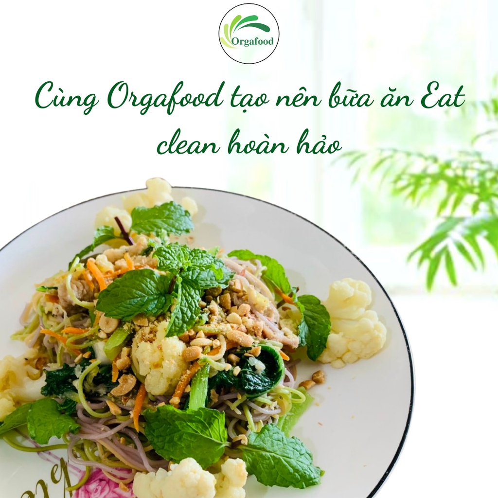 Mì rau củ giảm cân Surifarm 400g Orgafood, mì ăn kiêng Eatclean, hữu cơ cho bé ăn dặm