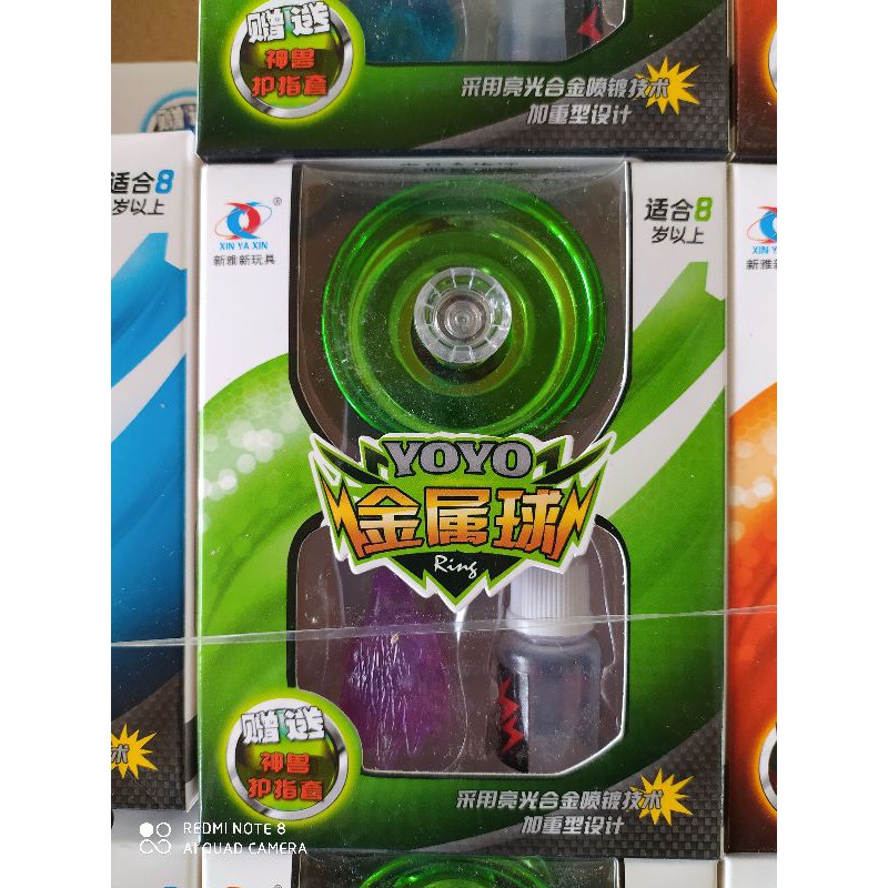 Vỉ 12 chiếc yoyo dầu hộp loại cực đẹp siêu bền ( sỉ đồ trẻ em)