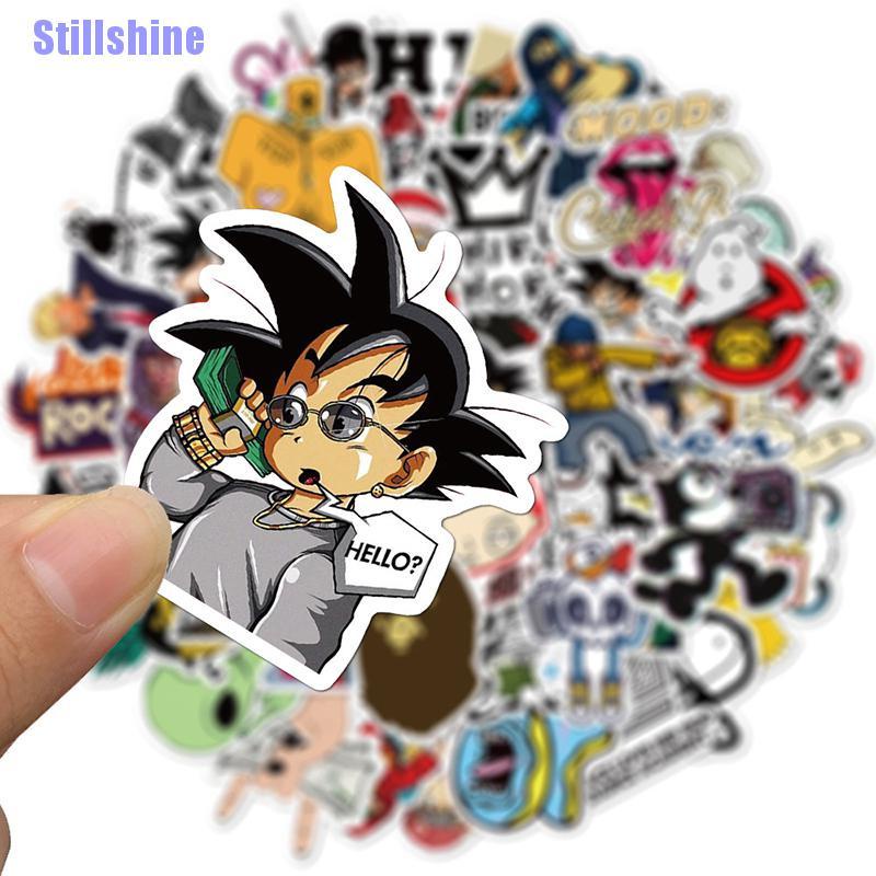 Bộ 100 Phụ Kiện Trang Trí Xe Mô Tô Phong Cách hip hop