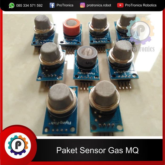 Cảm Biến Khí Gas Mq2 Mq3 Mq4 Mq5 Mq6 Mq7 Mq8 Mq9 Mq135