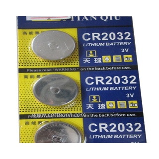 Pin tròn lắp đèn led, pin cr032