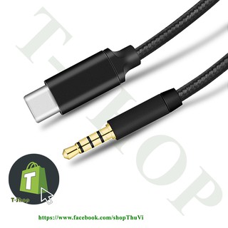 Jack AUX Type-C sang Audio 3.5 (chiều dài 1M)