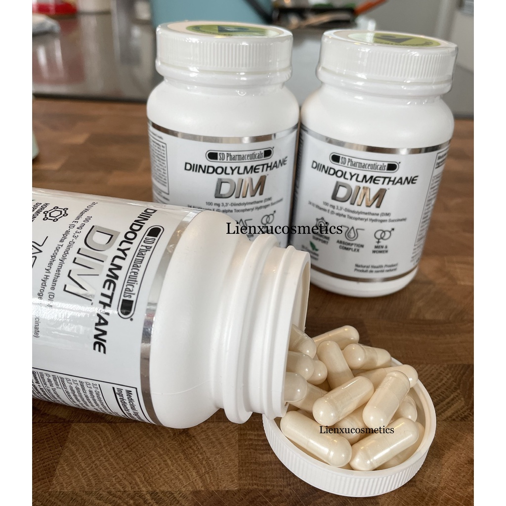 Viên uống DIM SD Pharmaceutical 90 viên; hsd T9/2025; made in Canada