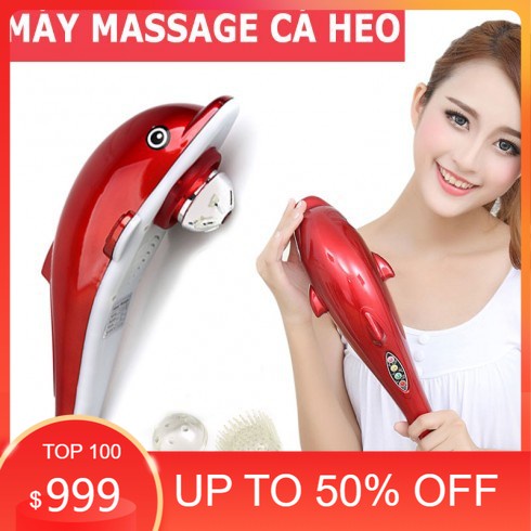 Máy massage cầm tay hình cá heo (Loại to) - Tổng kho Thanhyen cfgh4fg