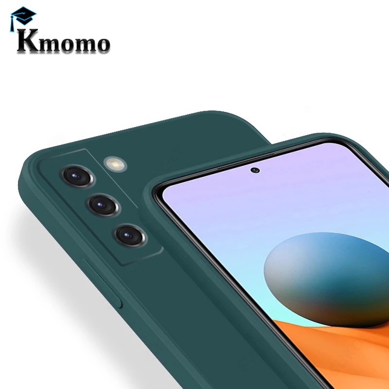Ốp điện thoại dẻo màu trơn cạnh vuông cho Samsung Galaxy Note 10 Plus S20 Ultra Fe S10 Lite Square Silicone Case