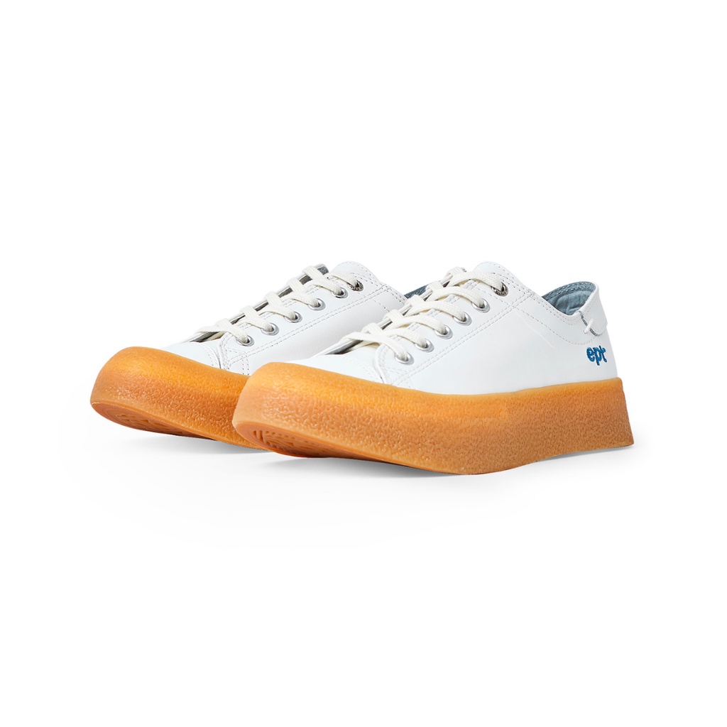 Giày thể thao sneaker hiệu EPT - DIVE LE (White/Gum) - Màu Trắng Đế Màu Vàng nam nữ [chính hãng]