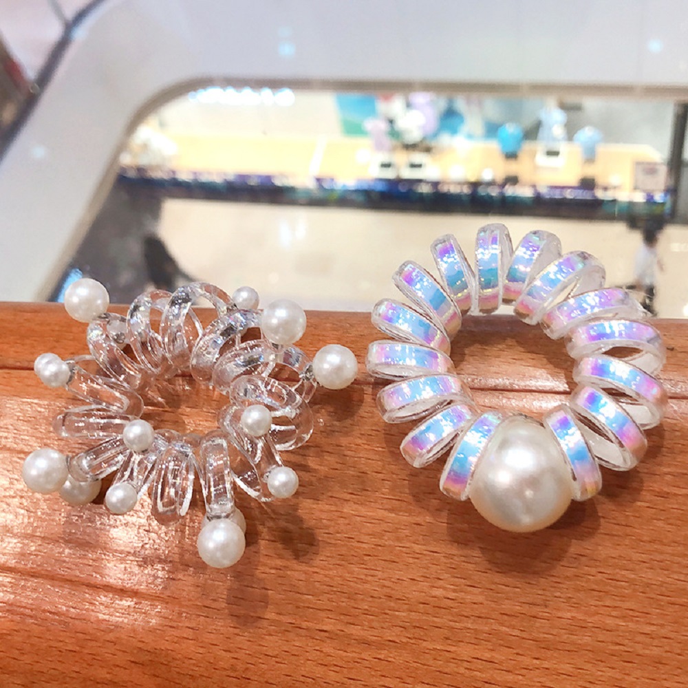 Dây buộc tóc đính ngọc trai giả xinh xắn cho nữ