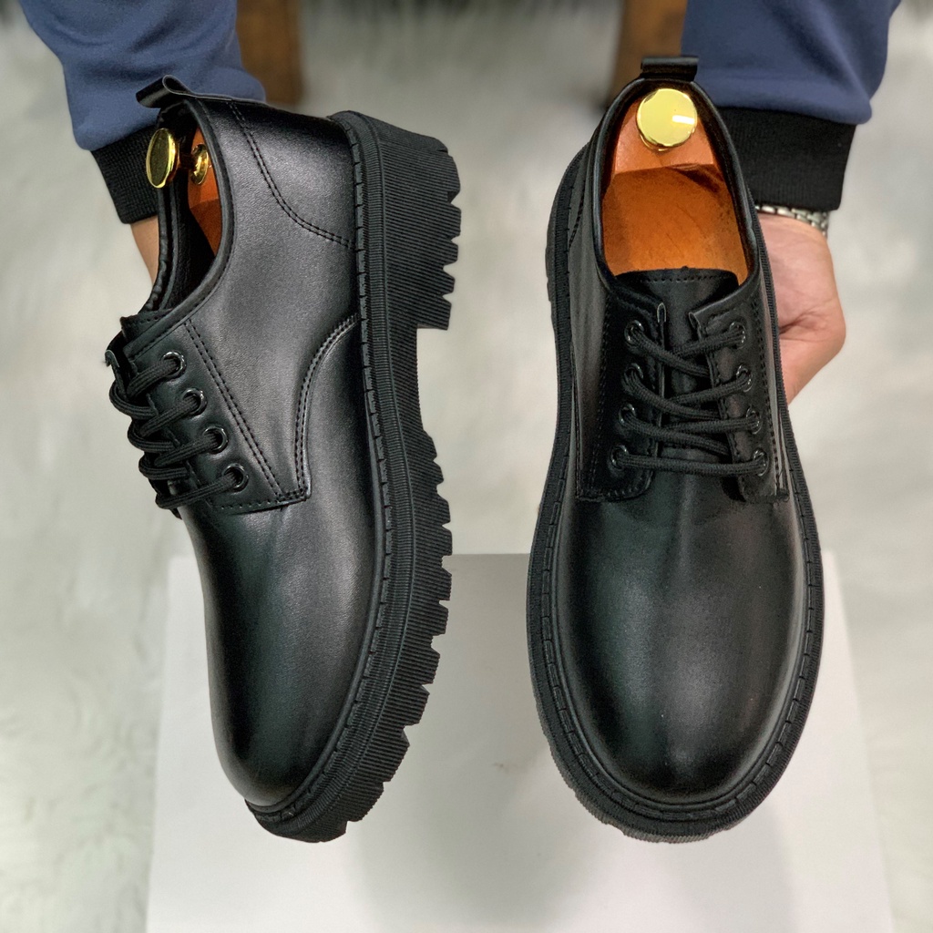 (Video) Giày Bốt dr martens thấp cổ tăng chiều cao 5 cm mã DAT