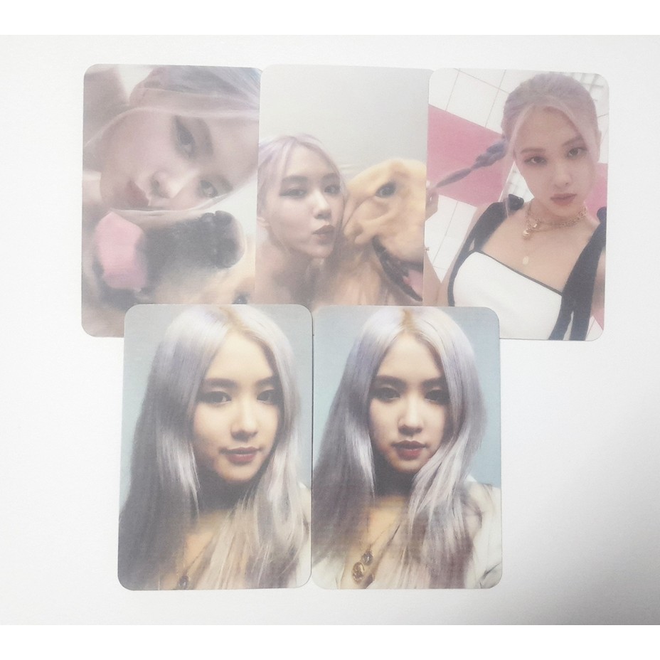Bộ ảnh photocard fanmade BLACKPINK ROSÉ The Album How You Like That HYLT Ktown4u E07 E66
