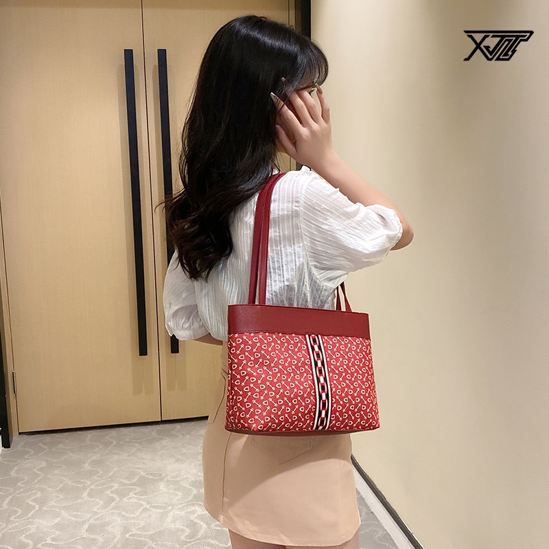 Túi Xách Tote Cỡ Lớn In Họa Tiết Thời Trang Mới