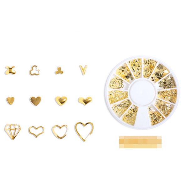 Charm hũ trang trí nail