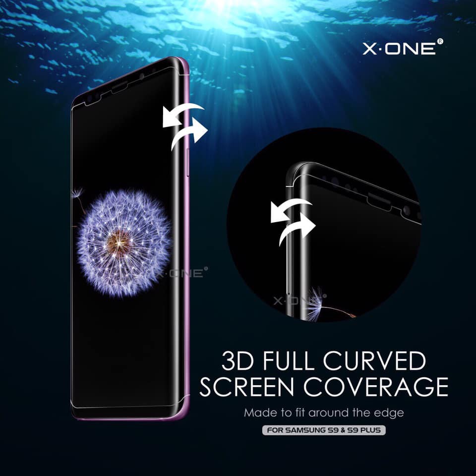 Dán cường lực dẻo X-One full màn Samsung A6 A9 S6 S7 / edge / S8  S9 S10 S20  S21 NOTE 7 8 9 10 20 PLUS / PRO / ULTRA